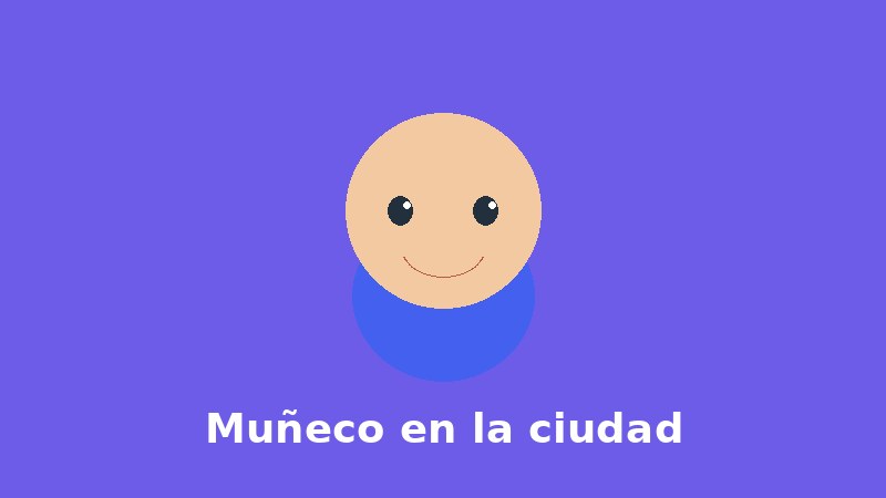 Muñeco en la ciudad